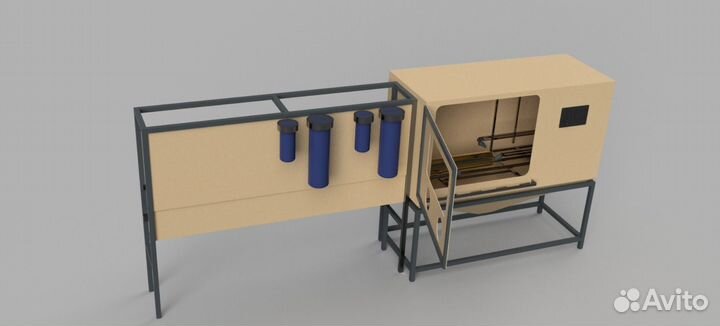 Установка гидроабразивной очистки труб, гильз