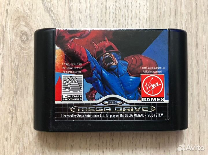 Лицензионные картриджи Sega Mega Drive (голыши)