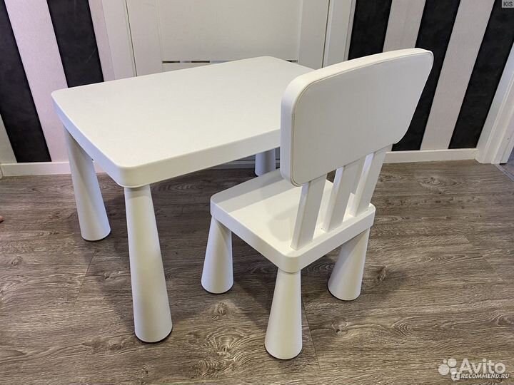 Детский стол и стул икея