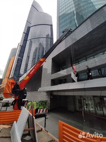 Аренда и услуги манипулятора, стрела 7 т, 19 м, борт 14.5 т, 6 м