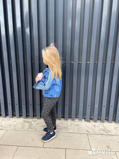 Джинсовая куртка для девочки рост 104 110