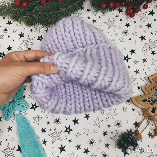 Шапка из перуанской шерсти