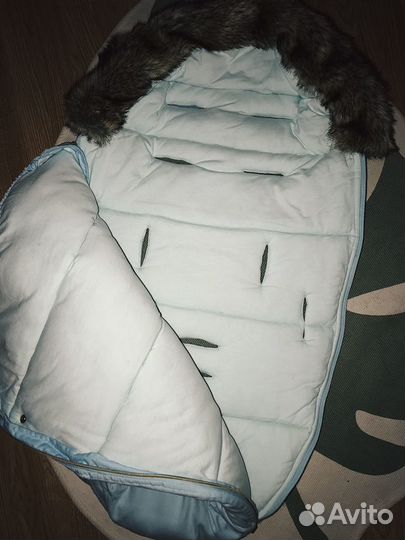 Зимний конверт в коляску для прогулок