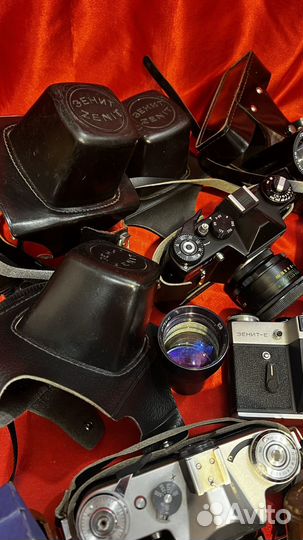 Пленочный фотоаппарат СССР Зенит Смена Зоркий