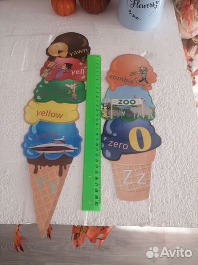 Карточки для изучения английского алфавита