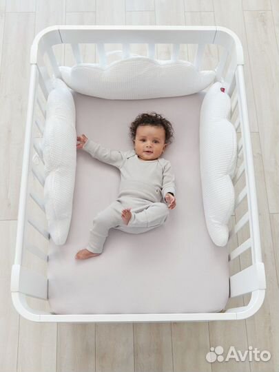 Бортики в кроватку happy baby