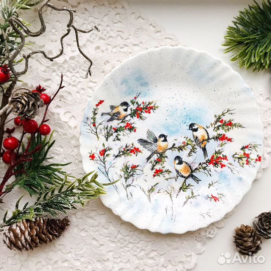 Тарелка декоративная