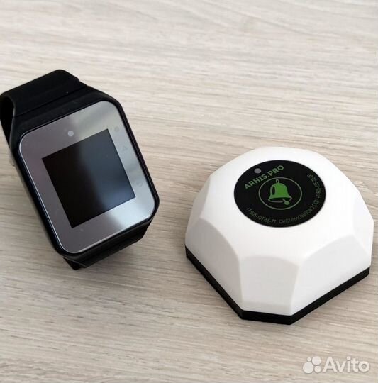 Беспроводная система/кнопка вызова официанта часы