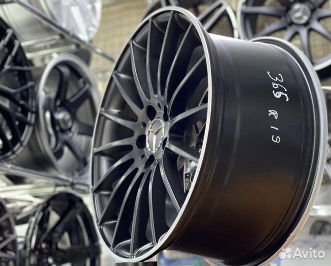 Диски Мерседес AMG R19 5/112 разноширокие