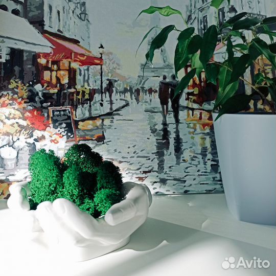 Кашпо ключница конфетница подставка Руки Давида