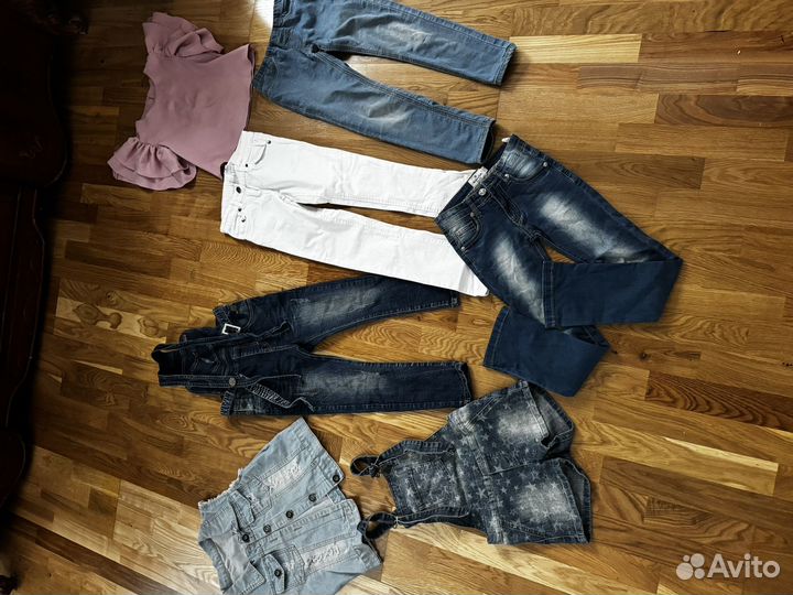 Одежда пакетом на девочку 7-8лет