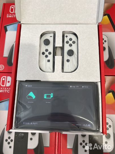 Прошитые Новые White Nintendo Switch Oled 512gb