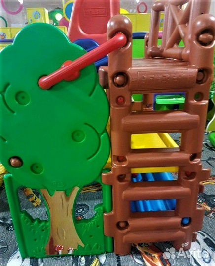 Горка крепкий пластик