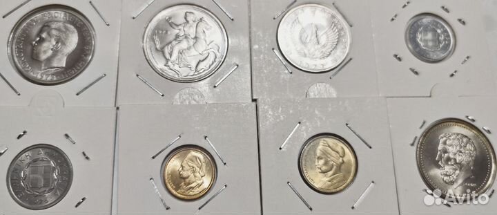 Подборка монет Греции