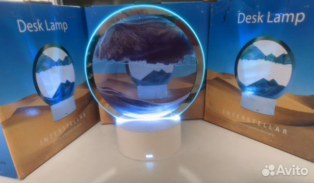 Светильник ночник лампа 3D картина Зыбучие пески