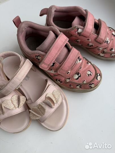 Кроссовки adidas и босоножки futurino 30