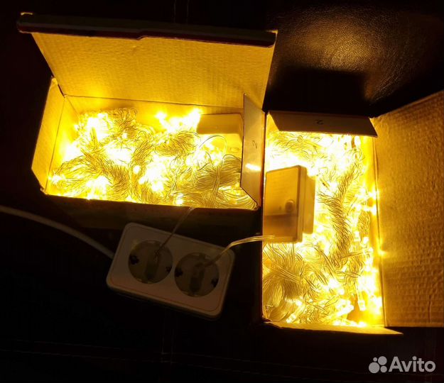 Гирлянда светодиодная Занавес