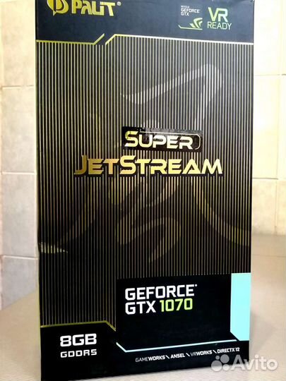 Geforce Palit Gtx 1070 8gb gddr5 Jetstream OC