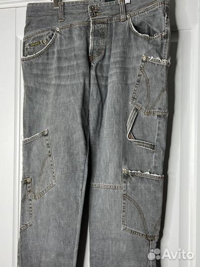 Dolce&Gabbana A/W 04 Grey Multi Pocket Jeans