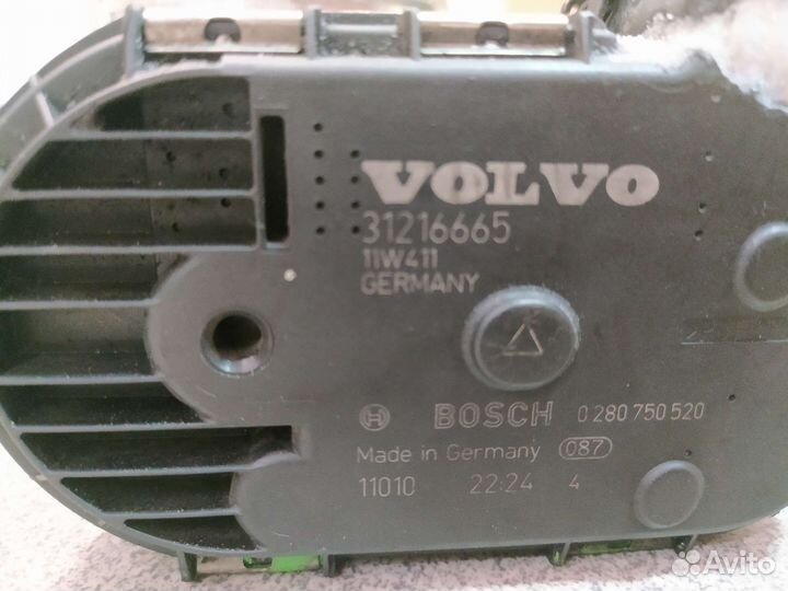 Дроссельная заслонка Volvo D5244