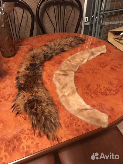 Воротники меховые новые