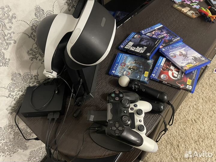 Sony PS4 slim 1tb, PS VR 2 ревизия и Hori