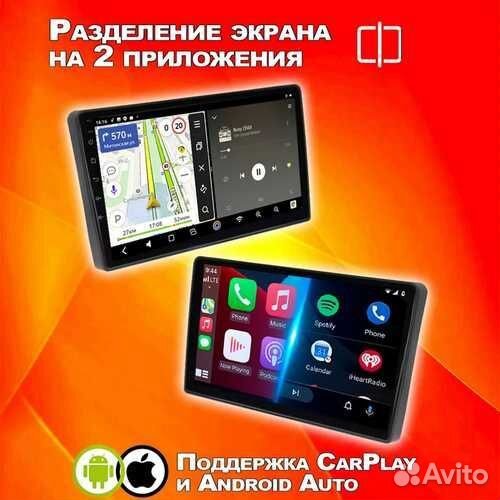 Магнитола 9 дюймов 4-64gb автомагнитол