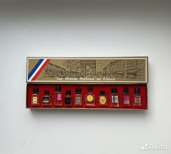 Набор миниатюр духов 10 шт винтаж