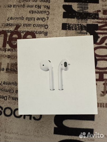Беспроводные наушники apple airpods 2