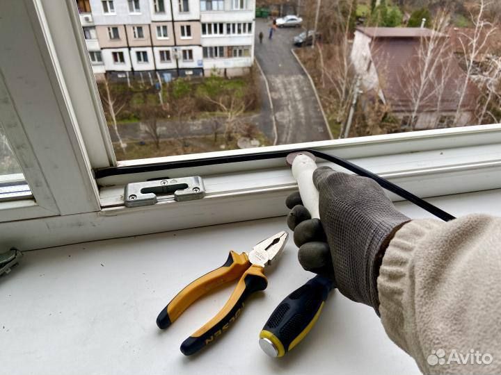 Ремонт окон, фурнитура, детские замки