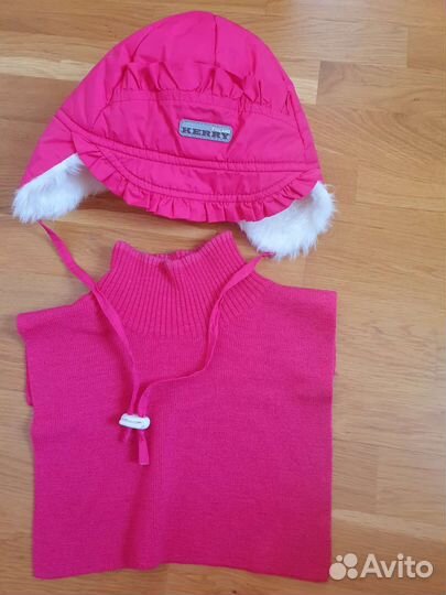 Комплект шапка, манишка Kerry