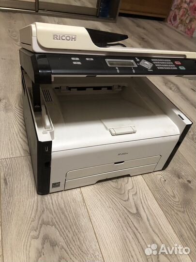 Мфу принтер лазерный ricoh SP 202SN