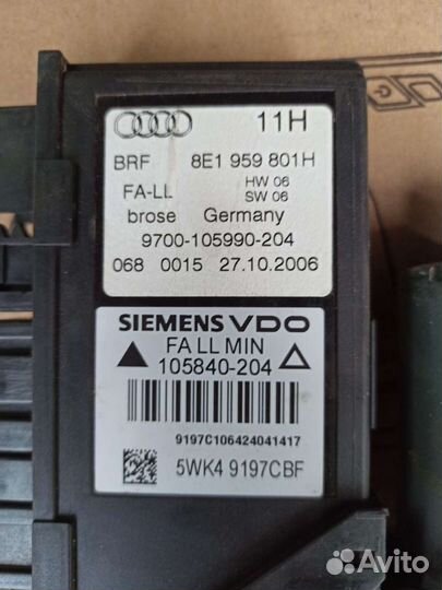 Мотор стеклоподьемника audi а4 б7