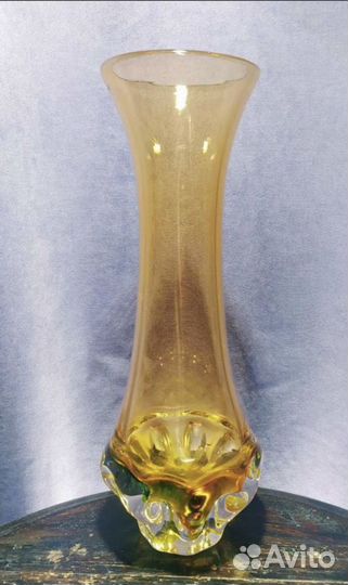 Бокалы,вазочки,гутное стекло,подстаканник