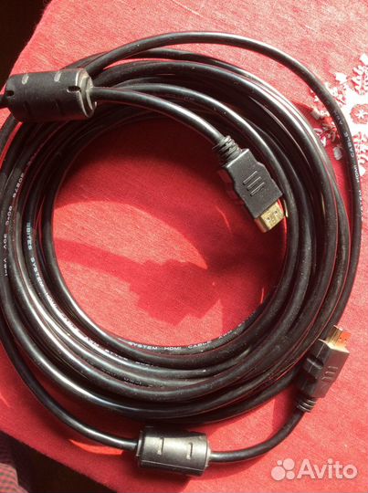 Кабель 8м hdmi-hdmi + переходник DispayPort-hdmi