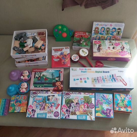 Развивающие игрушки книжки пазлы куклы