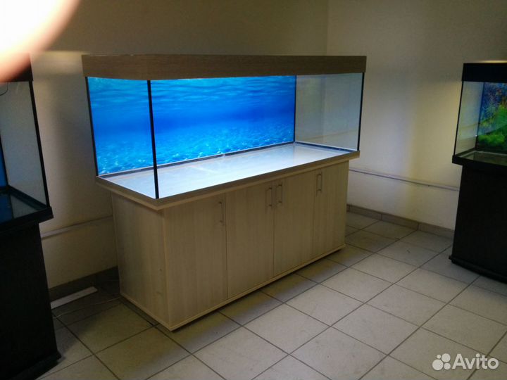 Аквариум 500 свет биофильтр фон тумба