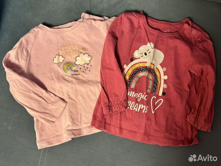 Вещи пакетом на девочку 80 86