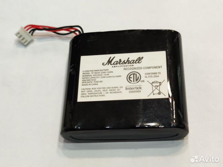 Аккумулятор Marshall Kilburn TF18650-2200-1S4PA