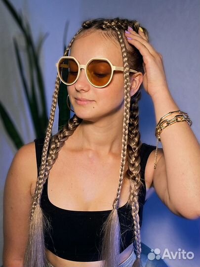 Афрохвост брейды косы с канекалоном