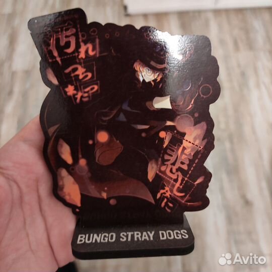 Акриловый деревянный стенд бсд чуя накахара