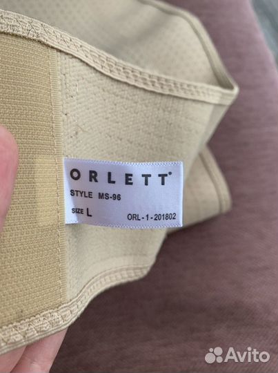 Бандаж-пояс orlett MS-96, размер L, бежевый