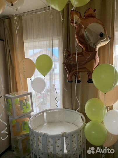 Детская кроватка круглая