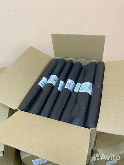 Мешки для мусора пвд 120л 10шт, в коробке 20рол