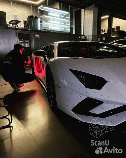3D модель кузова Lamborghini Aventador S