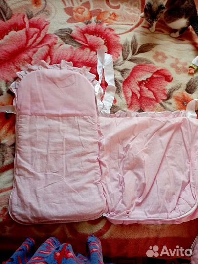 Конверт на выписку для девочки осень зима