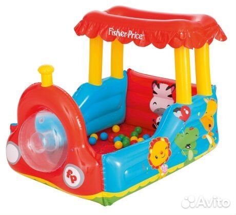 Бассейн надувной с шариками