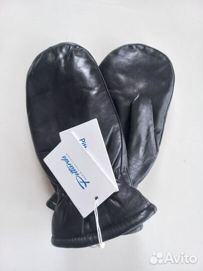 Варежки женские новые натуральная кожа и мех