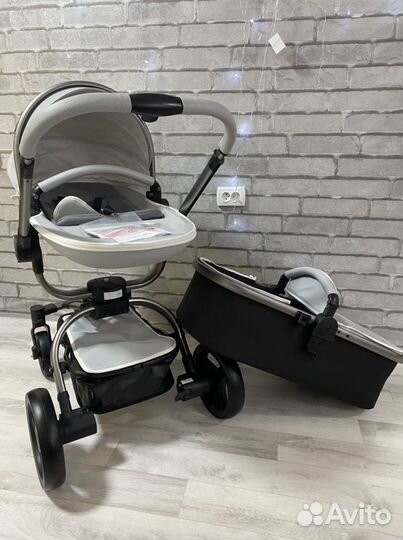 Коляска 2в1 Uwish Elite (Аулон, Хот мам )