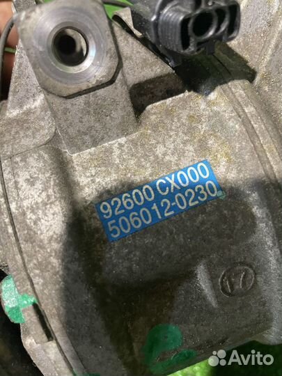 Компрессор кондиционера на nissan presage/serena